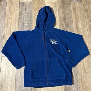 University of Kentucky Vintage Fleece Zip up Jacket Youth